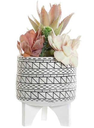 🌵 Resin Cactus Plant with Decorative Pot